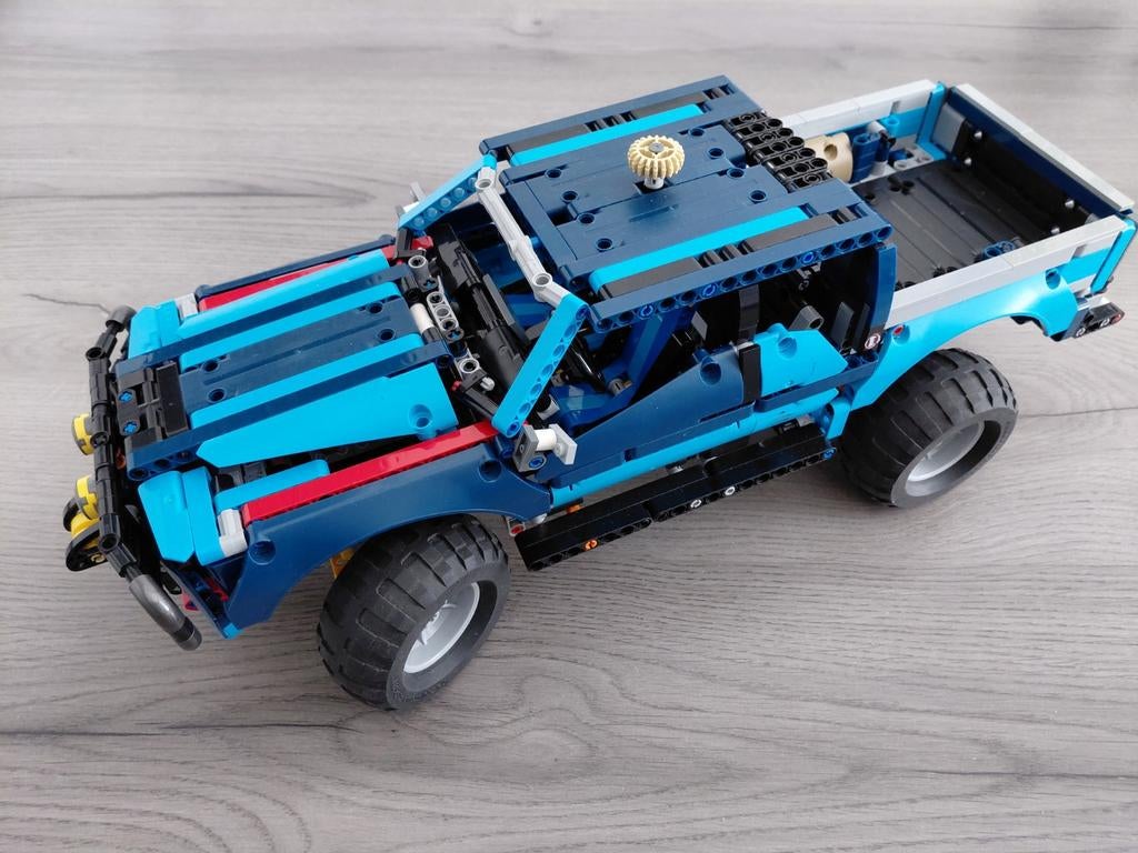 Prachtige Toyota Hilux technic, Overige merken, Auto, Groter dan 1:32, Ophalen of Verzenden