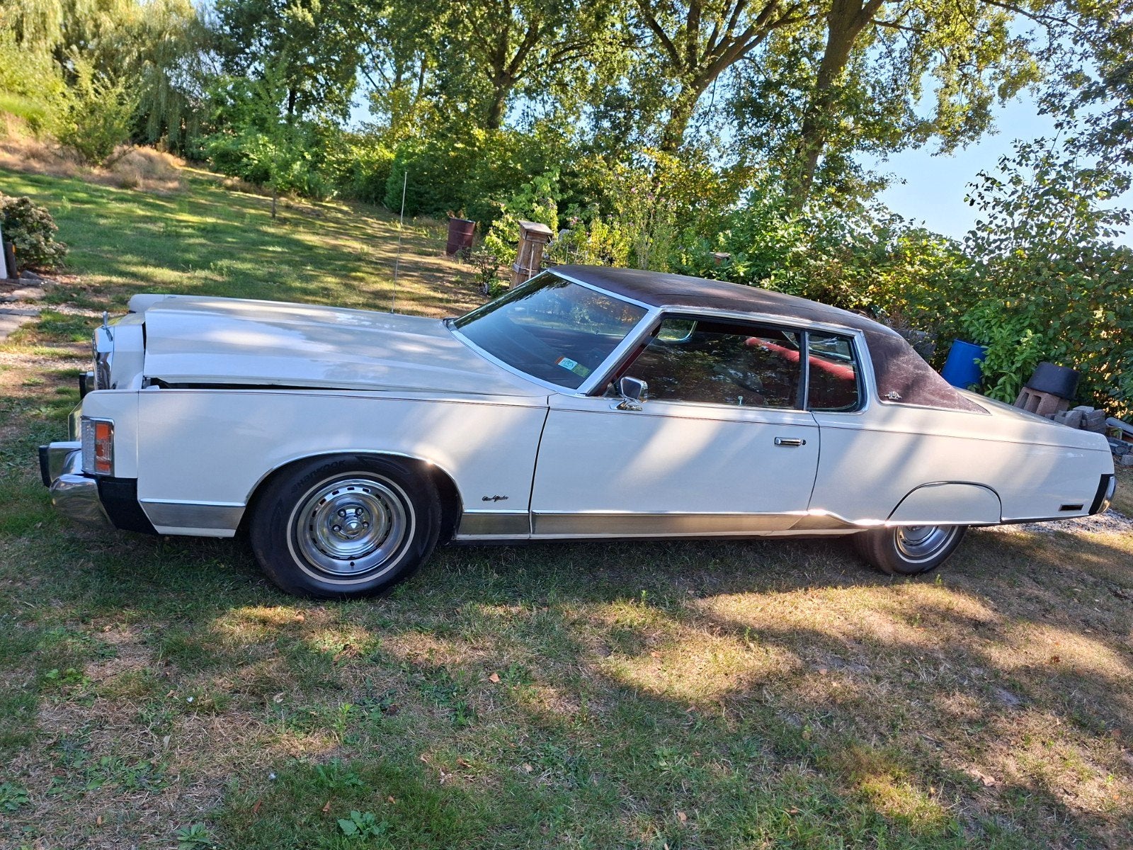 Chrysler New Yorker 1975, Auto's, Chrysler, Automaat, Achterwielaandrijving, Leder en Stof, Beige