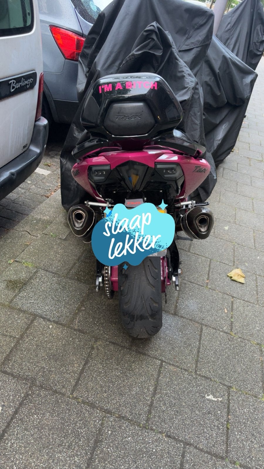 Akrapovic uitlaat dubbel tmax, Ophalen of Verzenden