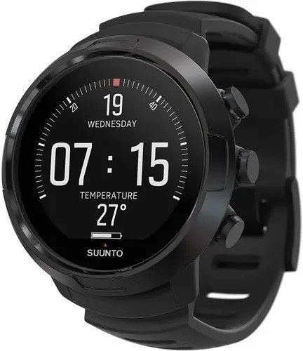 Suunto D5 Duikcomputer - Zwart - duikhorloge, Watersport en Boten, Duiken, Gebruikt, Duikcomputer, Ophalen of Verzenden