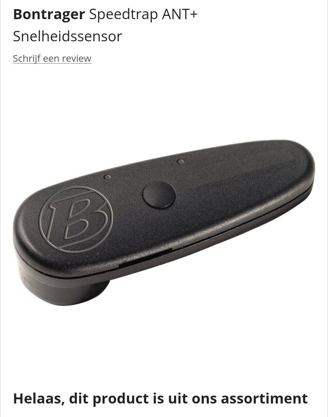 Bontrager Speedtrap ANT+ Snelheidssensor met magneet, Ophalen of Verzenden, Snelheidssensor, Gebruikt