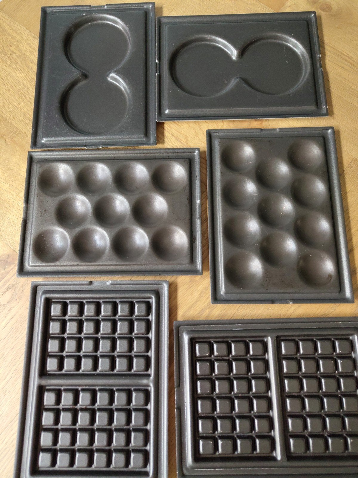 Bakplaten Tefal multi snack reverso, Ophalen of Verzenden, Uitneembare platen, Gebruikt