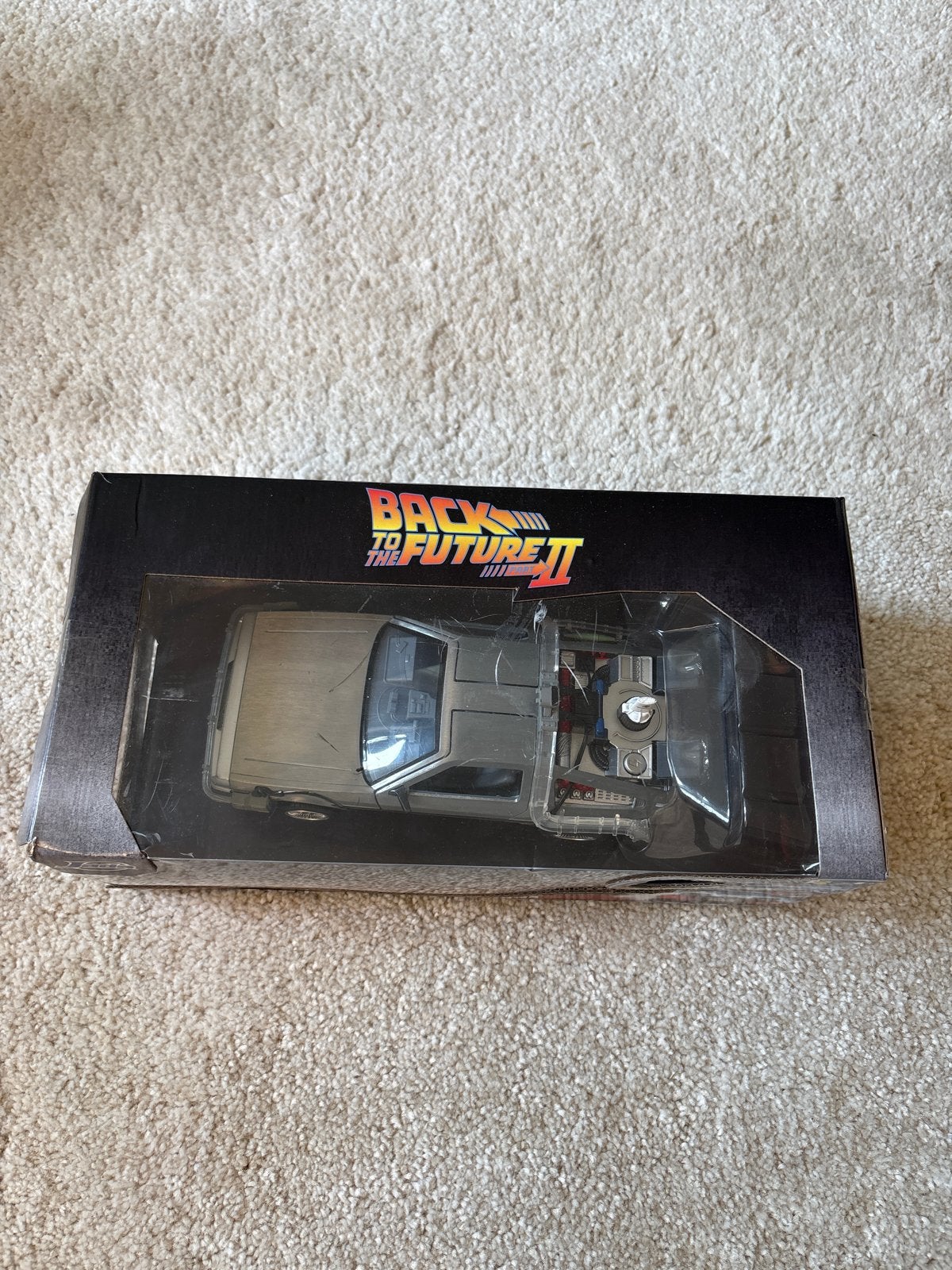 Back to the Future II DeLorean Tijdreismachine Model, Overige merken, 1:50 of kleiner, Auto, Verzenden