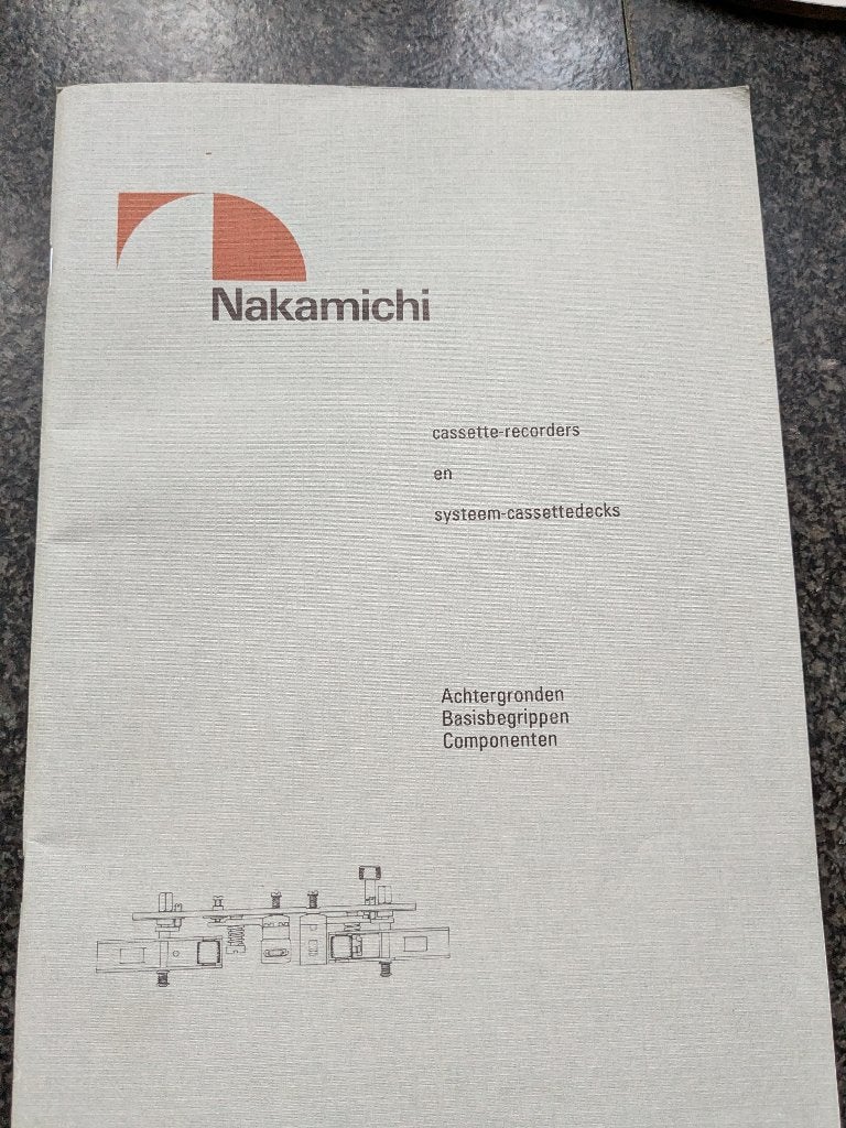 Nakamichi Cassette-Recorders en Systeem-Cassettedecks (boek), Ophalen of Verzenden, Overige merken