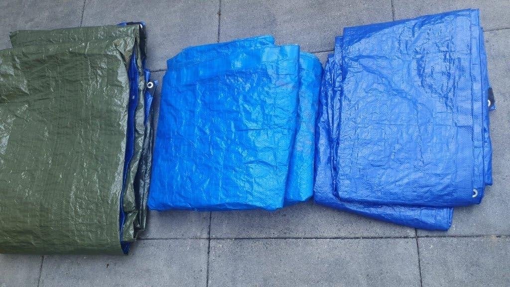 3 grote dekzeilen, Ophalen of Verzenden, Zo goed als nieuw, 15 m² of meer, Zeil