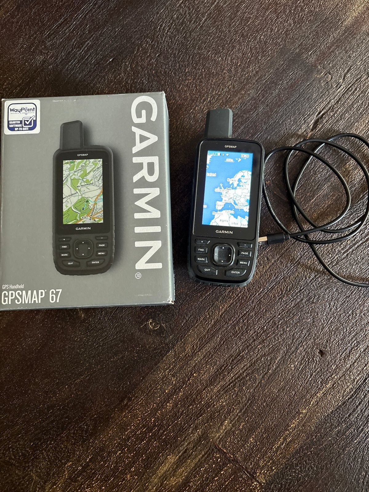 Garmin GPSMAP 67 Handheld GPS - Nieuwstaat, Sport en Fitness, Bergsport en Wandelen, Ophalen of Verzenden, Zo goed als nieuw