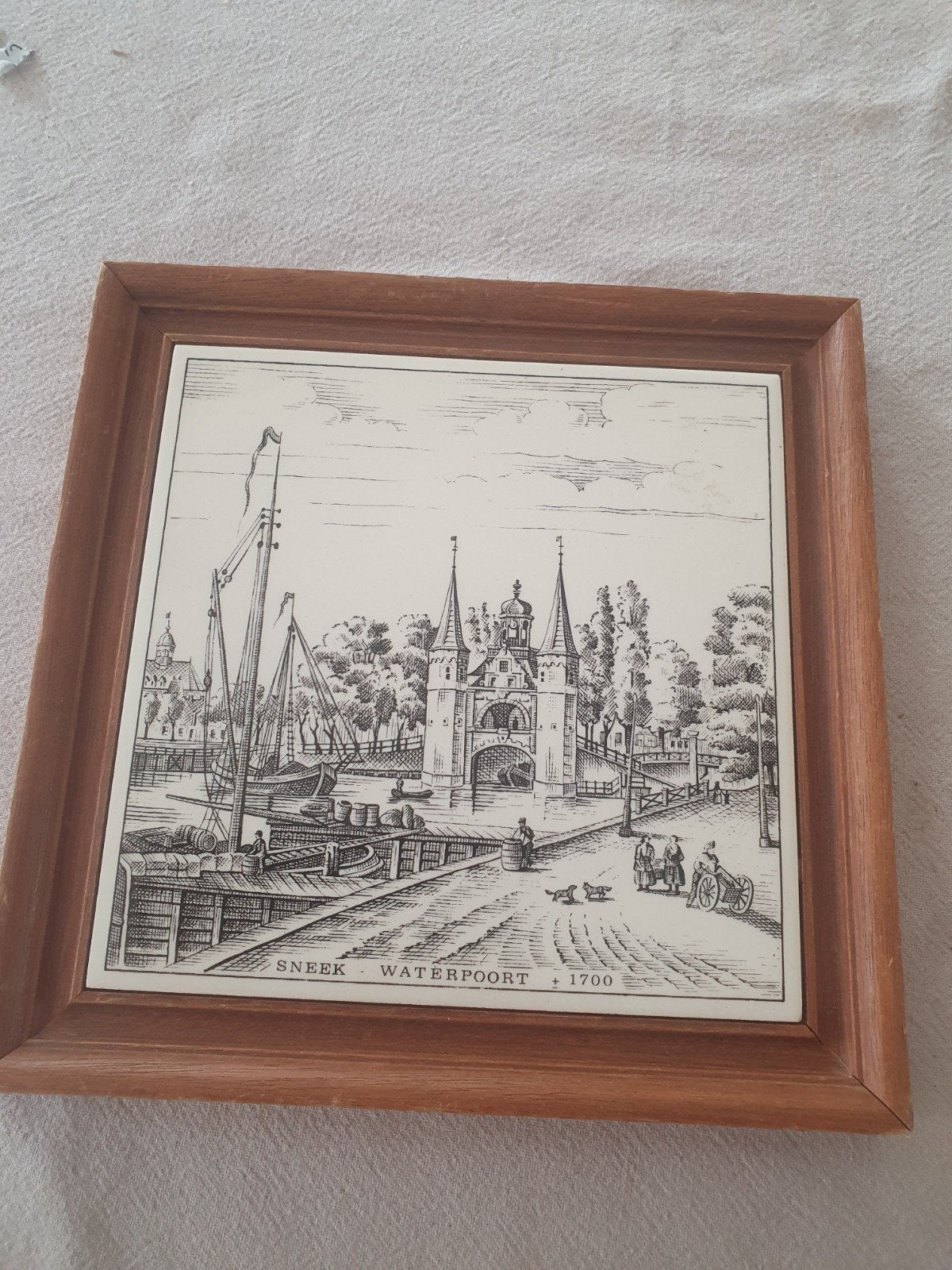 tegel Sneek Waterpoort rond 1700, Antiek en Kunst, Ophalen