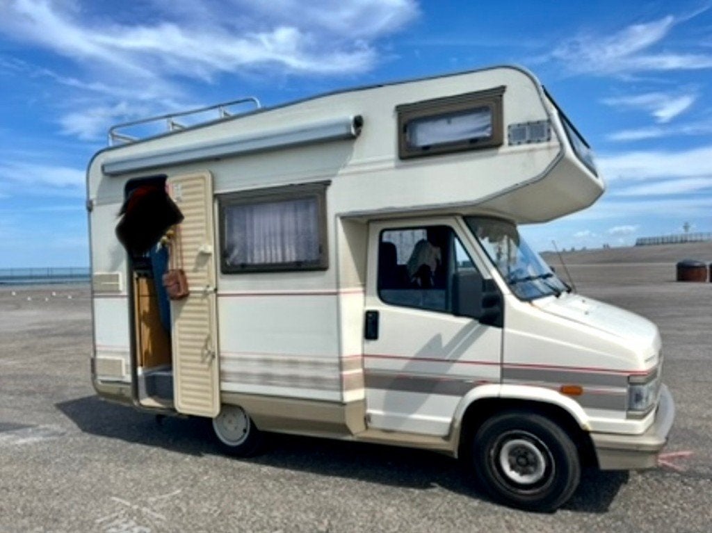 Knusse Camper Fiat Dethlefss! Type 290 / 1992 / (156* km), Caravans en Kamperen, Alkoof, Ringverwarming, Fiat, Luifel