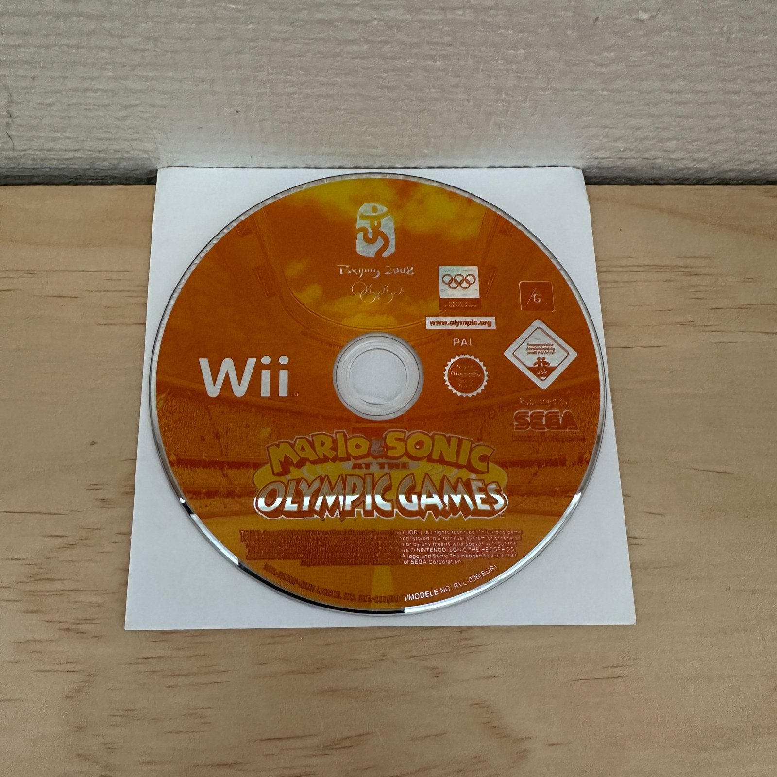 Mario & Sonic op de Olympische Spelen - Wii (Disc), Spelcomputers en Games, Games | Nintendo Wii, Gebruikt, Eén computer, Ophalen of Verzenden