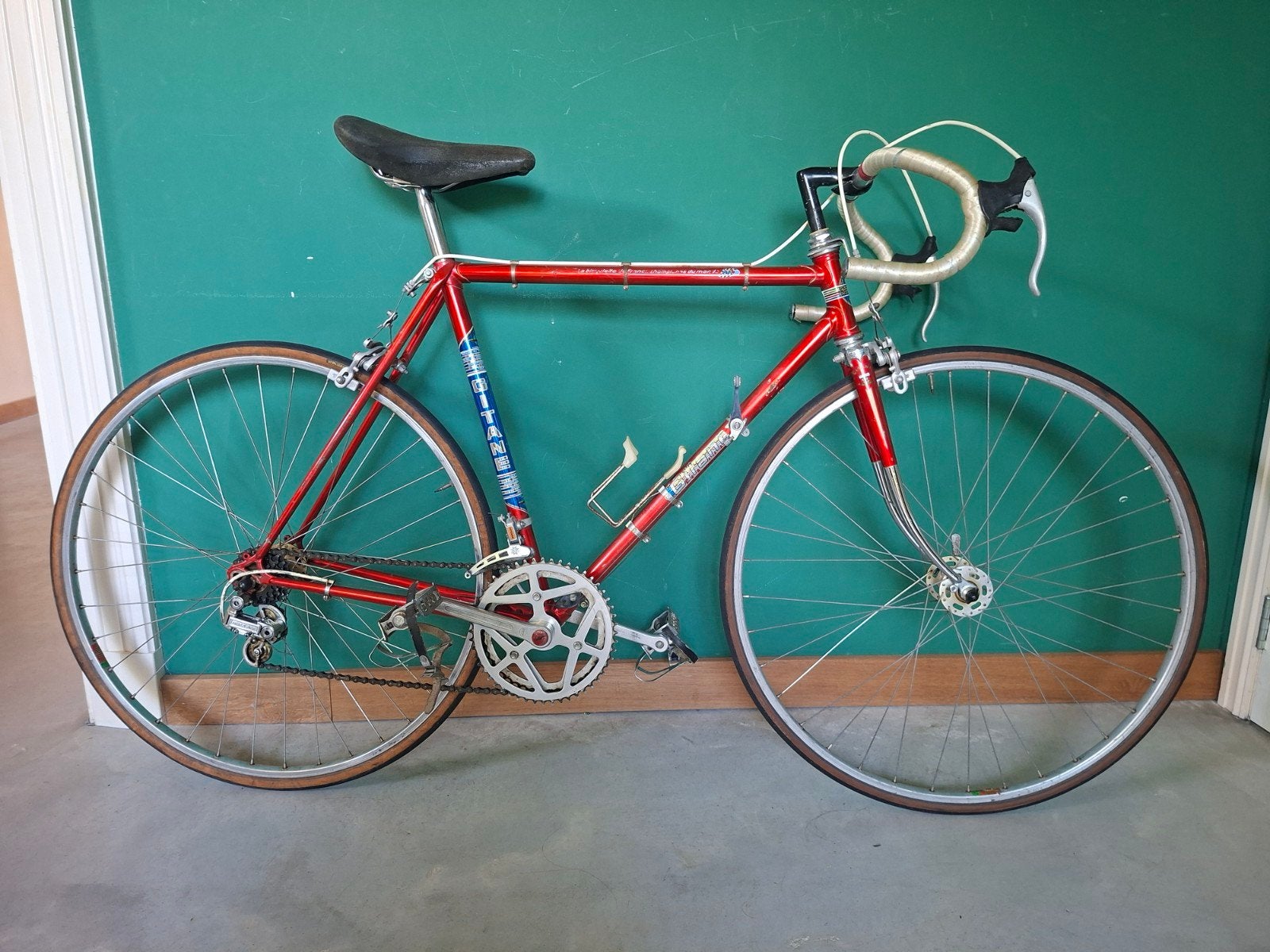 Vintage racefiets  gitane, Gebruikt, Staal, 53 tot 57 cm, Ophalen