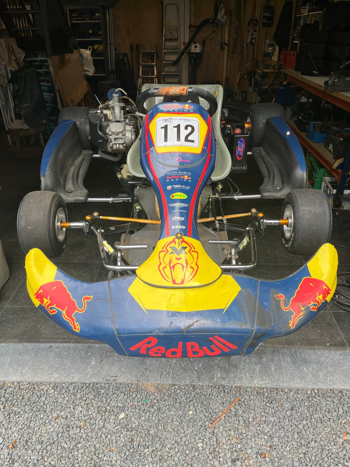 K4a Kart met Rk1(4t) motor .  ., Sport en Fitness, Karting, Ophalen, Gebruikt, Kart