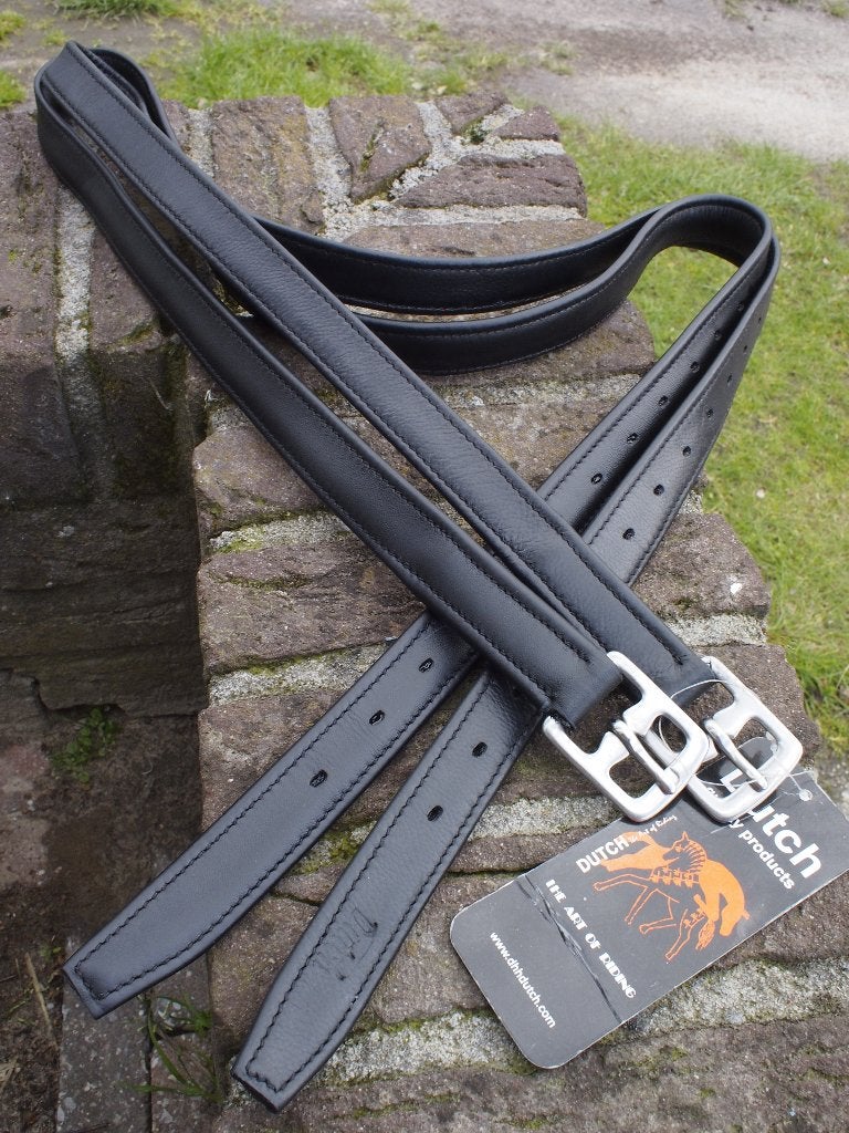 DHH Dutch Stijgbeugel riemen Soft Leather 155cm, Dieren en Toebehoren, Paarden en Pony's | Hoofdstellen en Tuigage, Nieuw, Ophalen of Verzenden