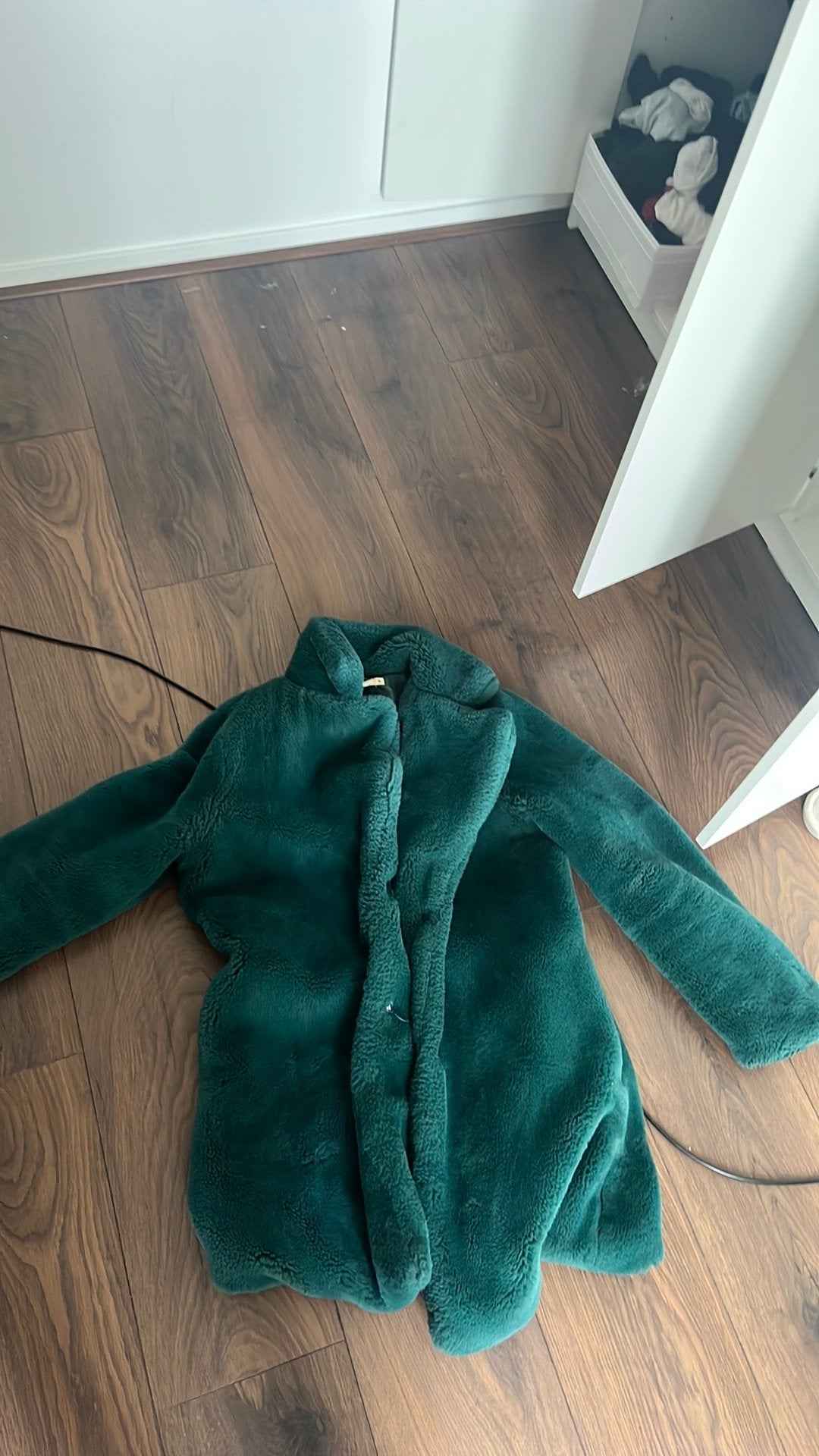 Gratis groene jas, Ophalen, Zo goed als nieuw, Groen
