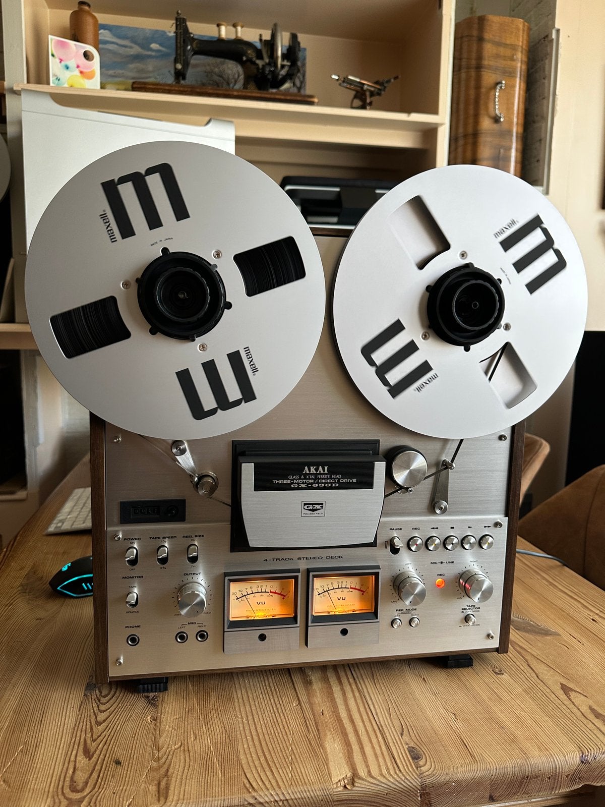 AKAI GX-630D, Ophalen, Bandrecorder