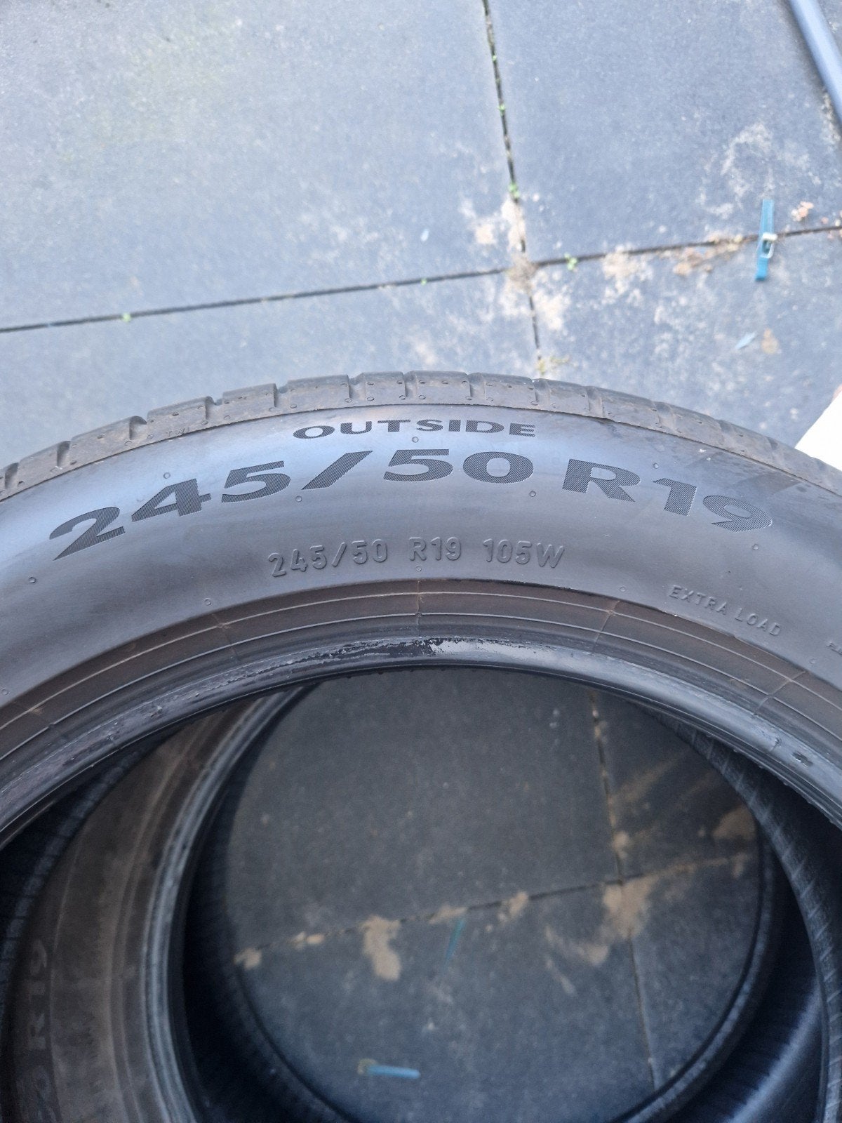 2x 19 inch Pirelli P7 banden met ster markering, Ophalen