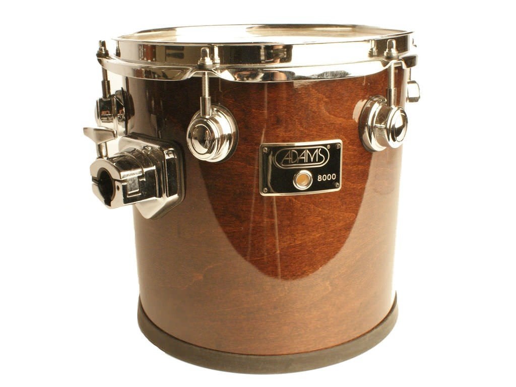 Concert Tom Tom Adams 8000 8 x 8" , 6 Lugs, Bruin, Muziek en Instrumenten, Percussie, -, -, Ophalen of Verzenden, Adams