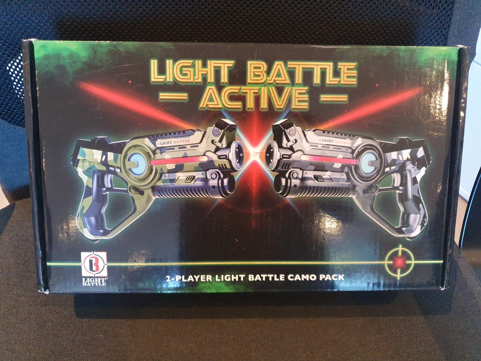 Light Battle Active Lasergame Set - 2 Spelers Camo, Ophalen of Verzenden, Zo goed als nieuw, Jongen of Meisje