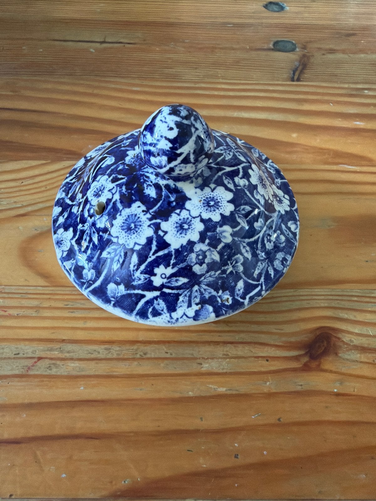 Burleigh Staffordshire Calico deksel, Ophalen of Verzenden