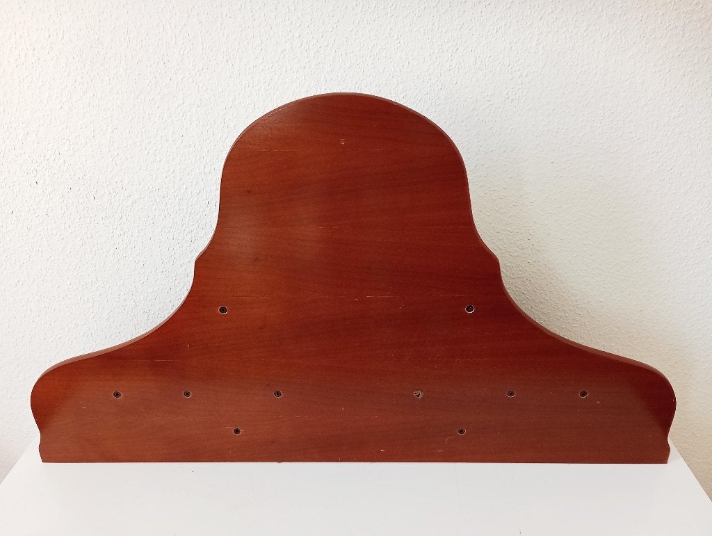 Mooie kapspiegel / spiegel met getint facet geslepen glas, Ophalen, Gebruikt, Minder dan 100 cm, Rechthoekig