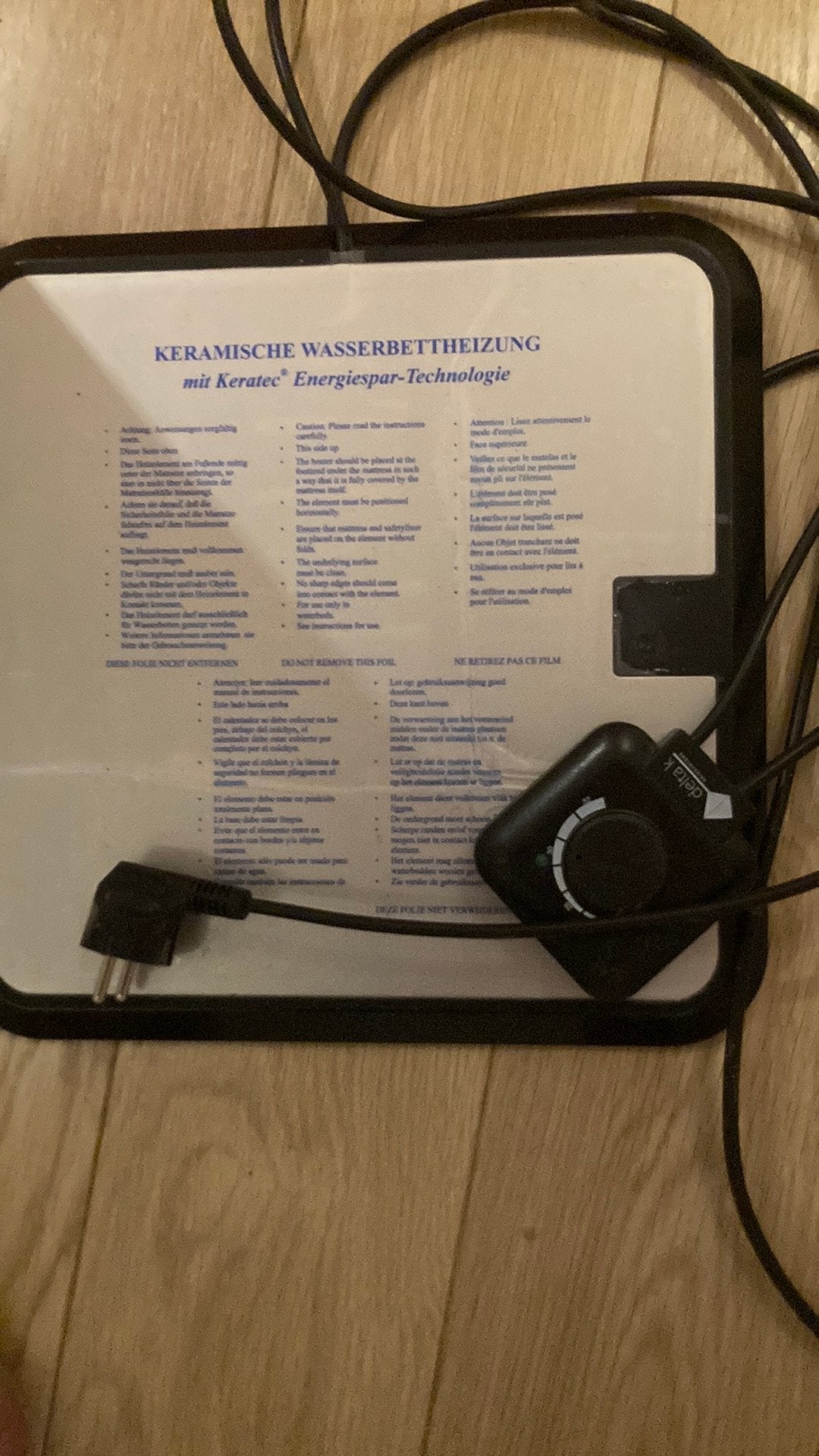 Silvano Keramische waterbed verwarming 3 jaar oud, Ophalen of Verzenden, Zo goed als nieuw, Tweepersoons, 140 cm
