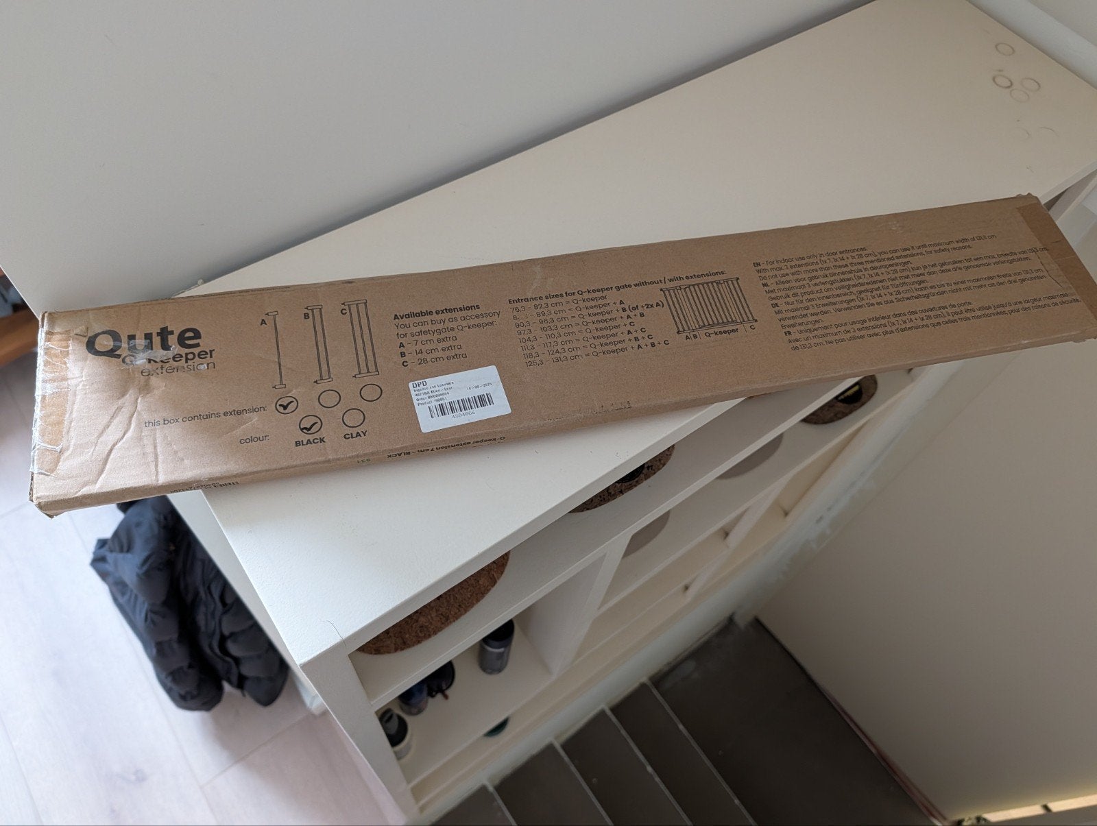 Q-Keeper hekje verlengstuk zwart (7 cm), Ophalen, Nieuw