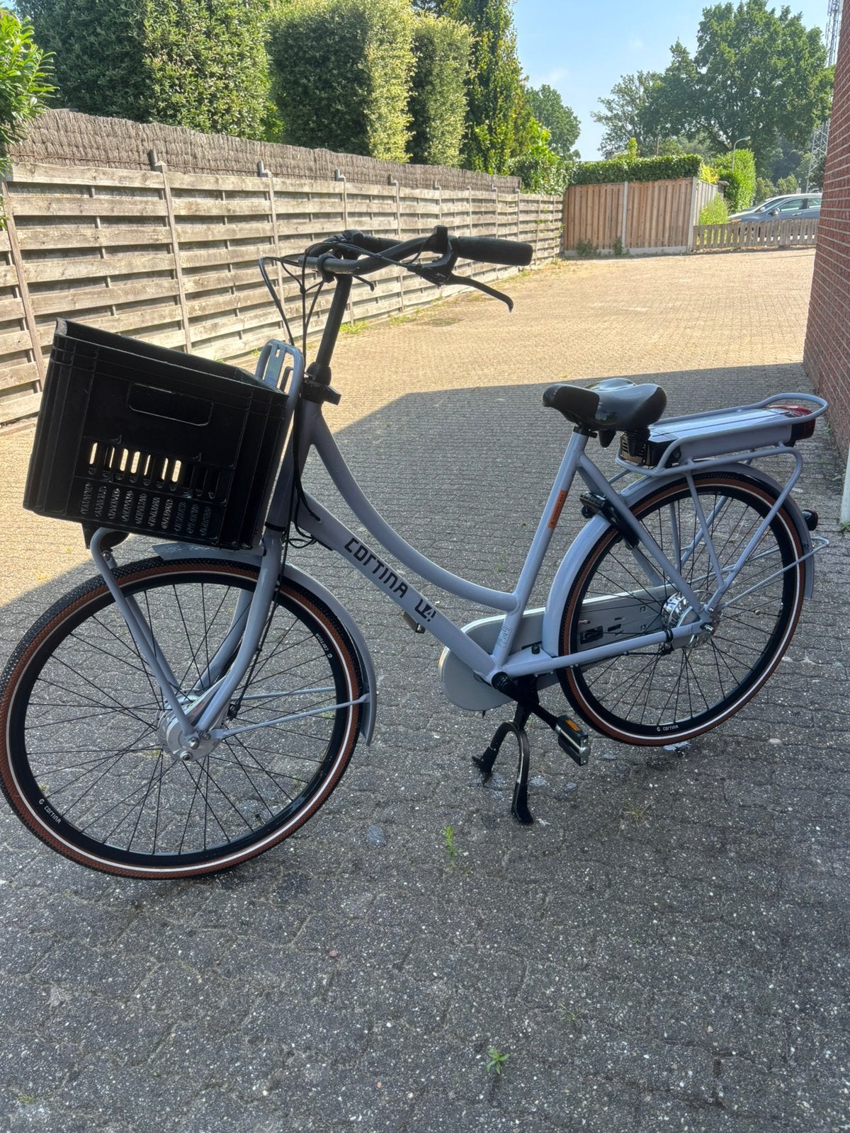 Cortina eu4 transport 1963km 400wh accu incl testrapport, Fietsen en Brommers, Elektrische fietsen, Ophalen, Gebruikt, Cortina