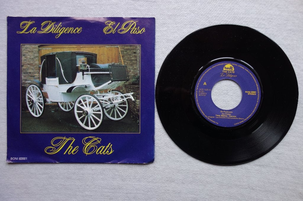 Single The Cats, La Diligence, Ophalen of Verzenden, Zo goed als nieuw, 7 inch, Pop