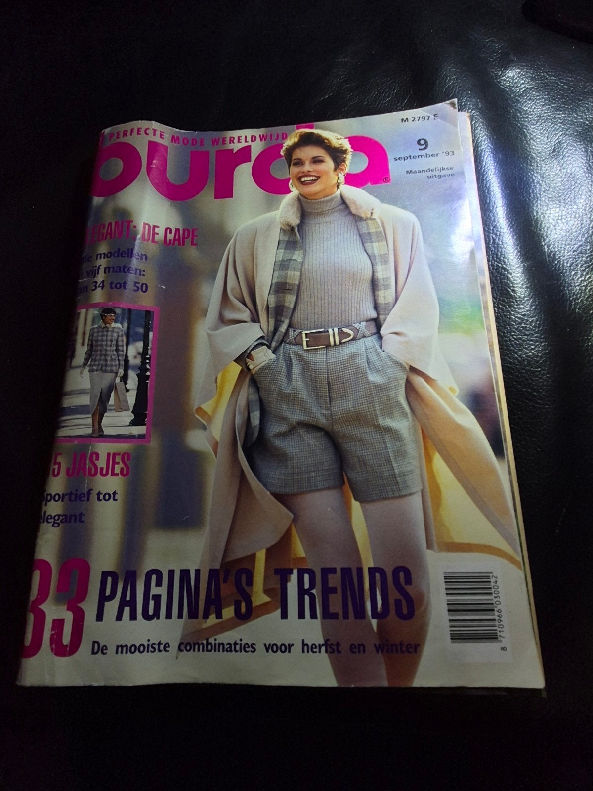Burda Mode Tijdschrift September '93 - Patroonbladen, Ophalen of Verzenden, Gebruikt, Overige typen
