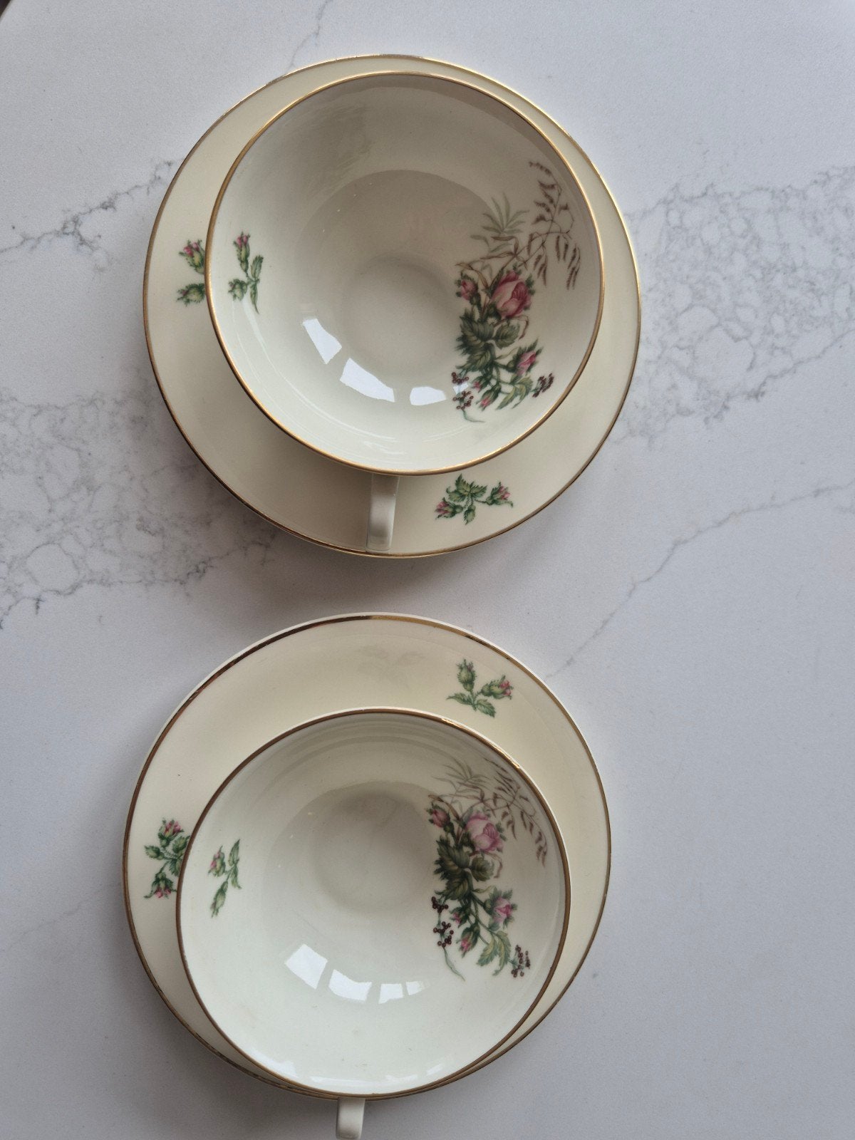 Heinrich Selb Bavaria kop en schotel – 2 sets, Antiek en Kunst, Ophalen of Verzenden