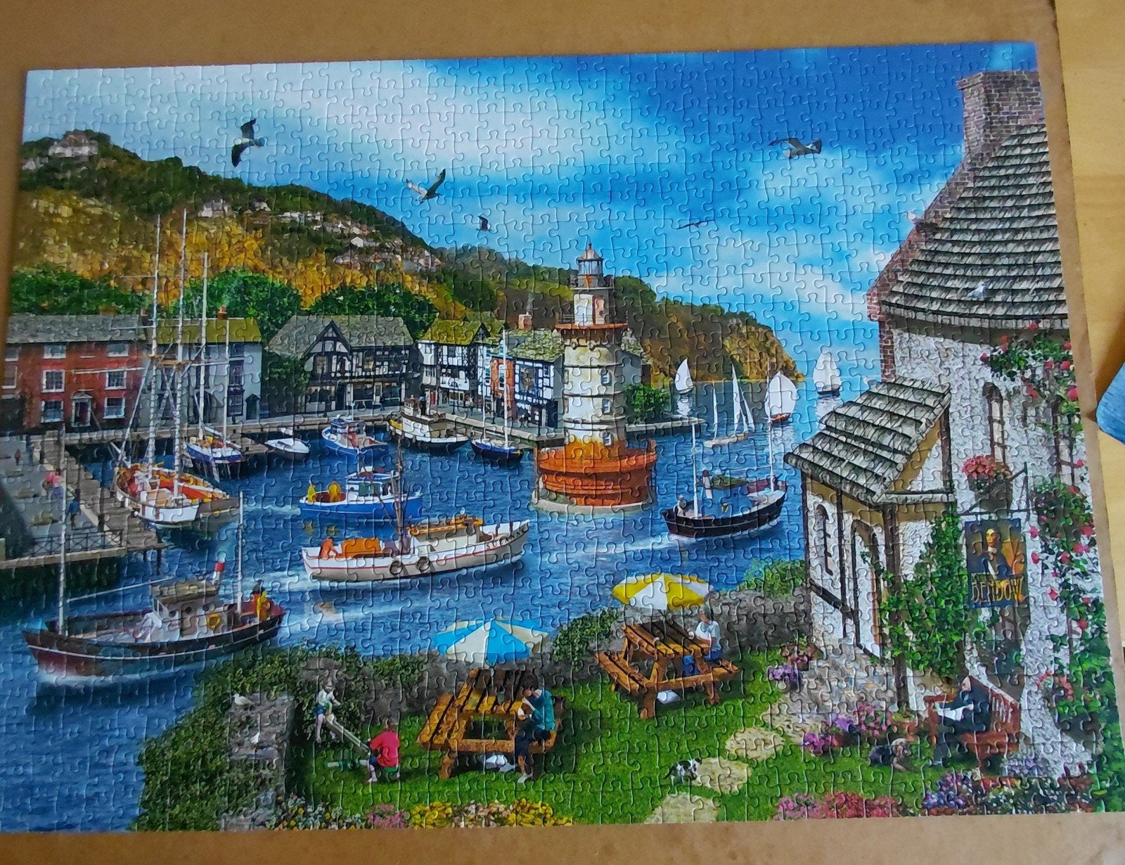 Gibsons Legpuzzel Lighthouse Bay 1000 stukjes, Ophalen