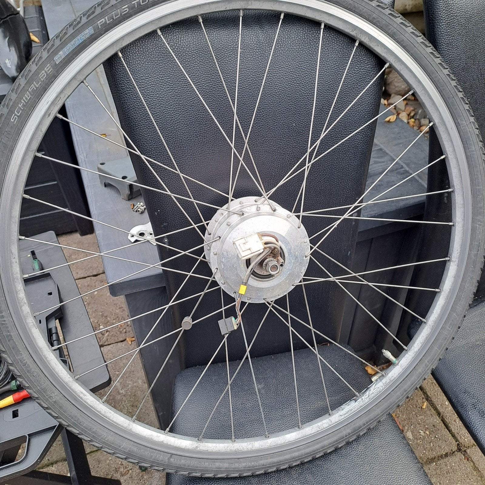 Giant twist / Sparta voorwiel, Fietsen en Brommers, Ophalen of Verzenden, Gebruikt, Elektrische fiets, Motor