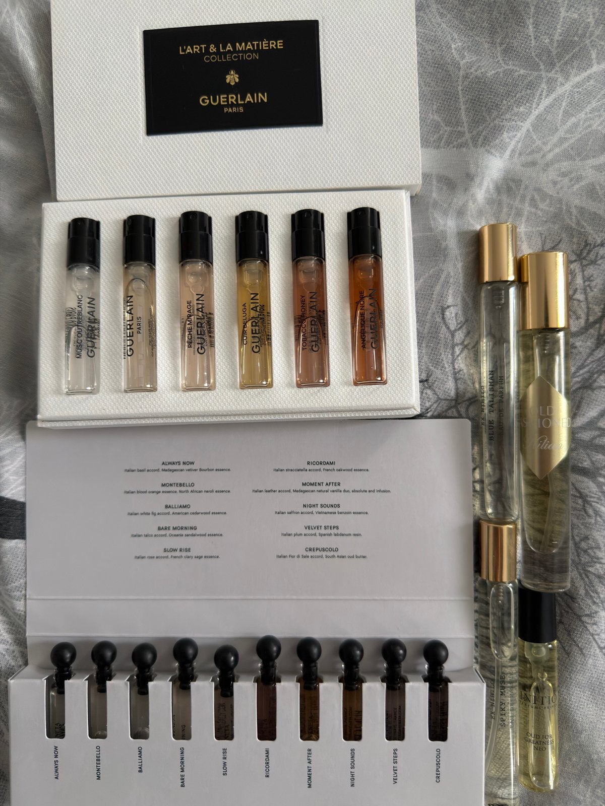 Guerlain & Bottega Veneta Parfum discovery sets & bottles, Ophalen, Zo goed als nieuw