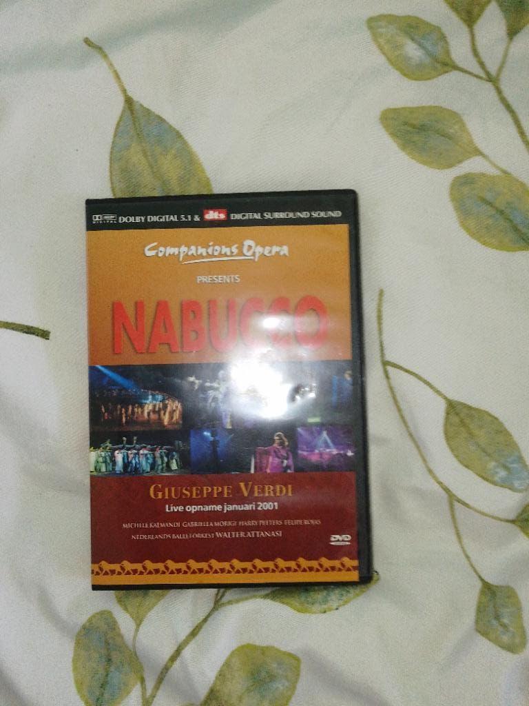 gratis dvd Nabucco nlo krasvrij, Cd's en Dvd's, Alle leeftijden, Ophalen of Verzenden, Zo goed als nieuw, Muziek en Concerten