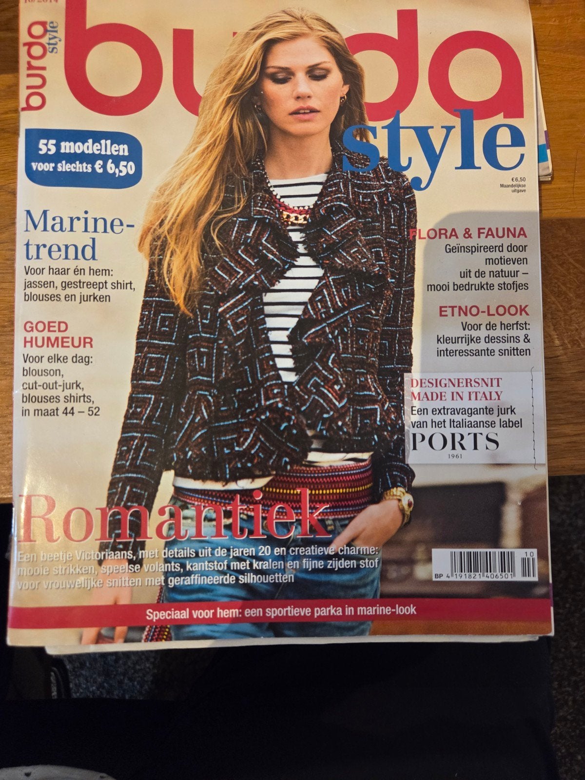 Burda Style oktober 2014 - Herfstmode & patronen, Ophalen of Verzenden, Gelezen, Damesbladen