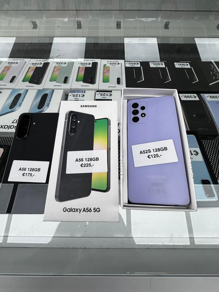 Samsung A56 & A52s | Vanaf €125 | Garantie, Zwart, Touchscreen, Ophalen of Verzenden, Zo goed als nieuw