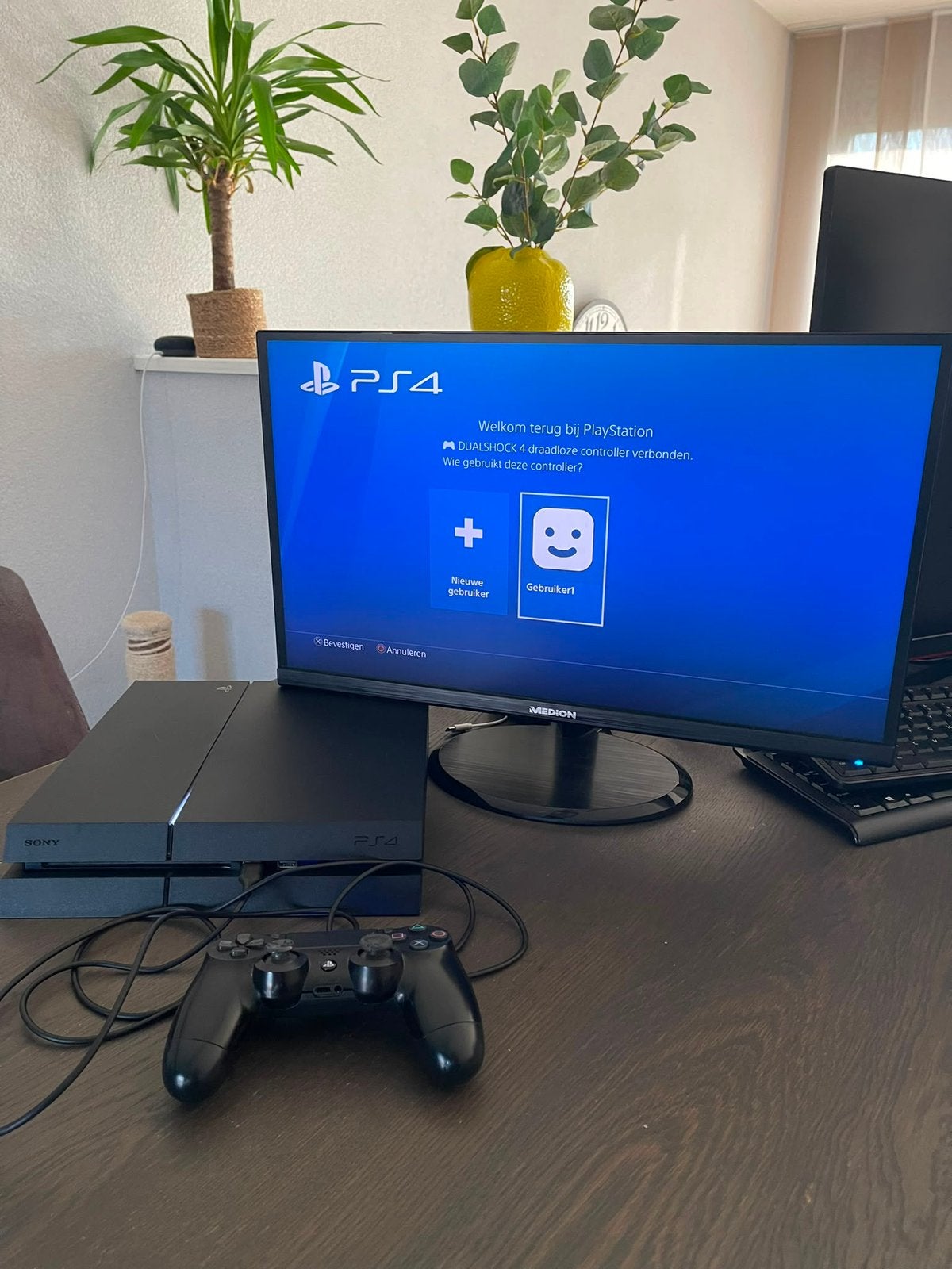 PlayStation 4 complete Set, Ophalen, Met 1 controller, Original, 500 GB