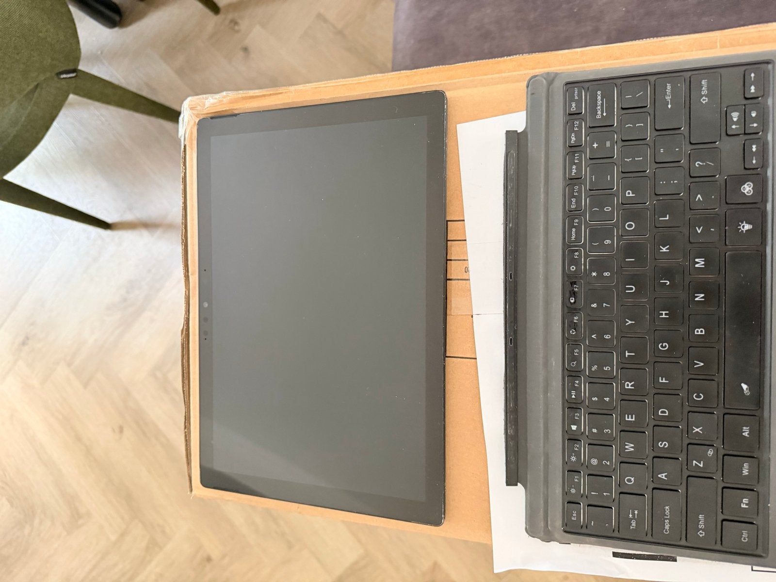 Microsoft Surface pro 7 256GB met toetsenbord, Computers en Software, Windows Tablets, 10 inch, Gebruikt, Ophalen of Verzenden