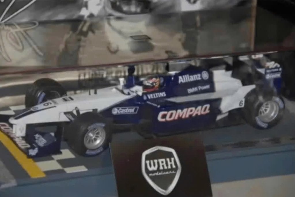 1:18 F1 WILLIAMS MONZA 2001 MONTOYA special Hotwheels WRH, Verzenden, Zo goed als nieuw, Auto, Hot Wheels