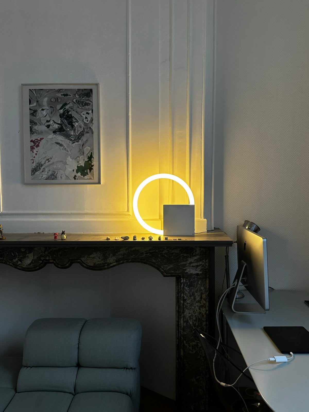 Artimeta Pastoe TC6 lamp van Aldo Van Den Nieuwelaar signed, Kunststof, Ophalen of Verzenden, Met stekker, Modern