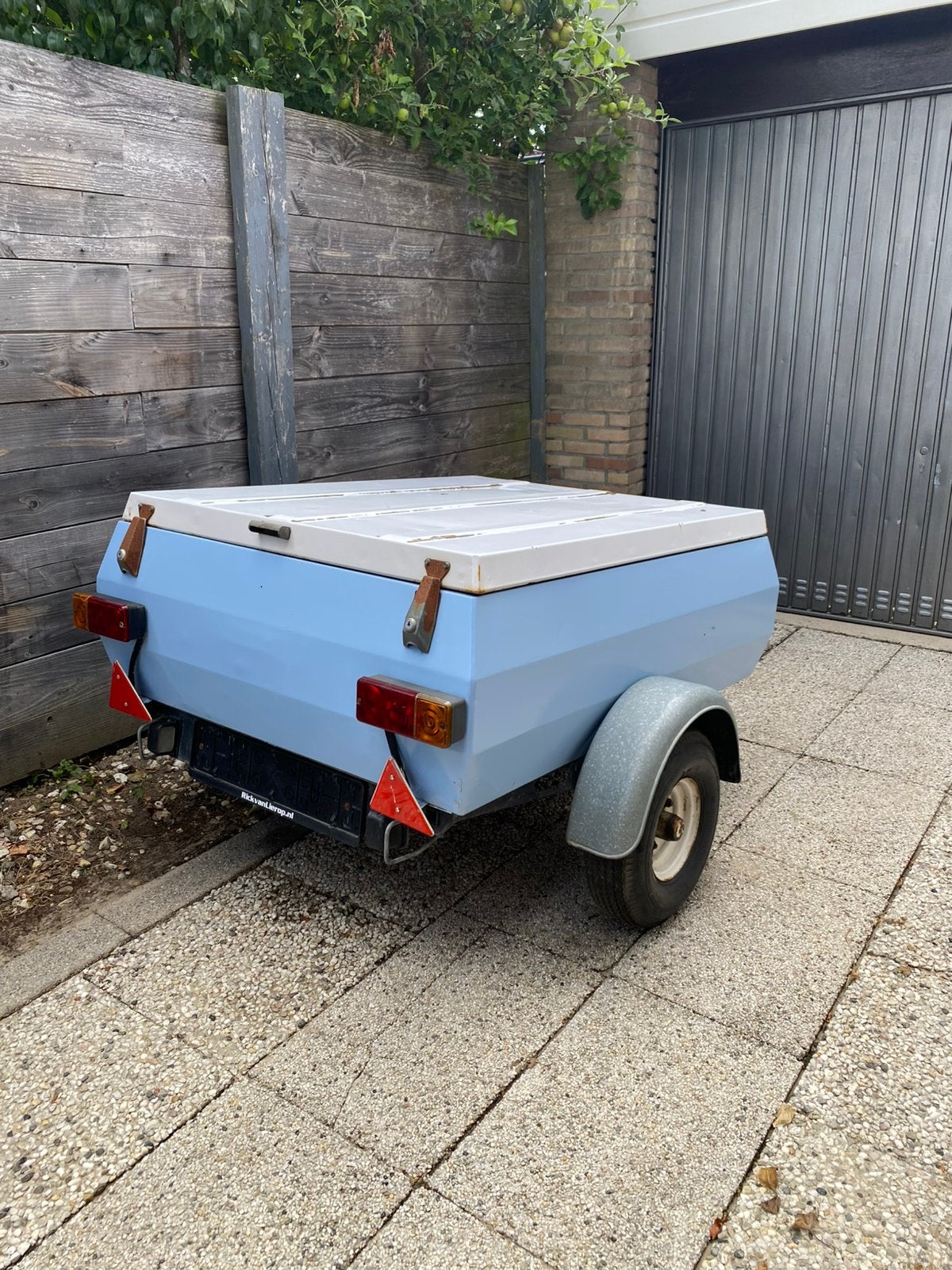 Bagagewagen aanhanger, Ophalen, Gebruikt