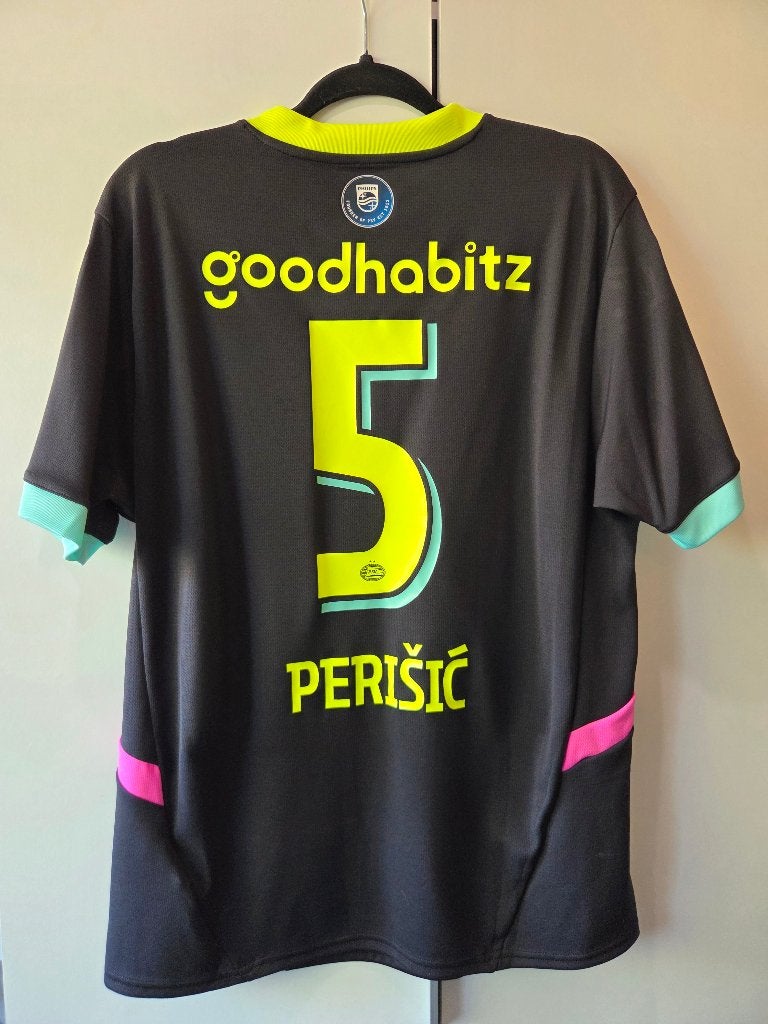 PSV Uit Shirt 2024 2025 maat L Perisic, Maat L, Ophalen of Verzenden, Zo goed als nieuw, Shirt