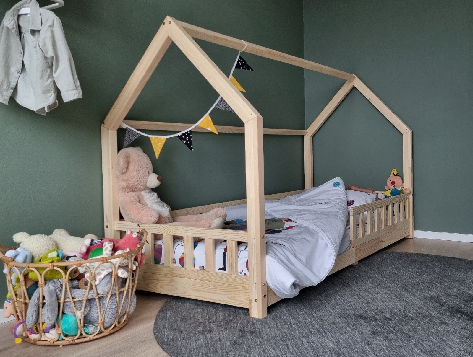 Bedhuisje van De Gele Flamingo 90x200, Ophalen, Zo goed als nieuw, 180 cm of meer, 85 tot 100 cm