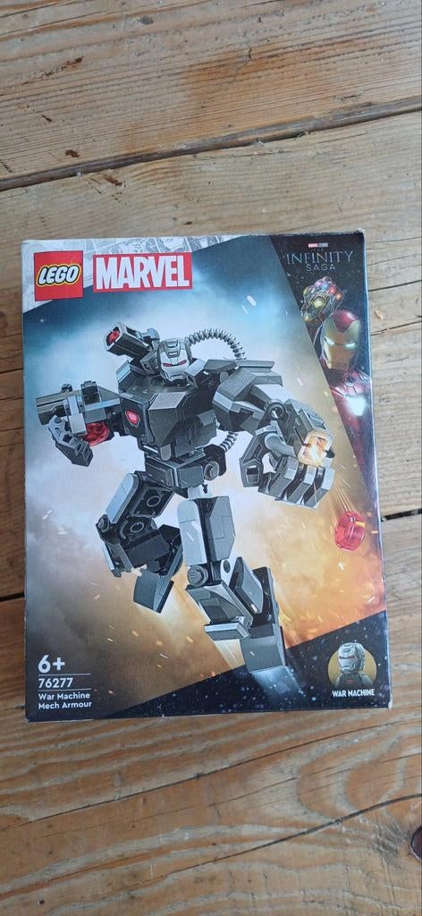 LEGO Marvel War Machine Mech Armour 76277 - Geopend, Gebruikt, Marvel, Lego, Ophalen of Verzenden