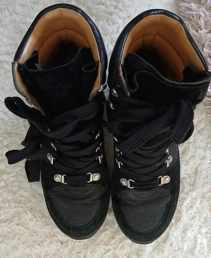 Isabel Marant hiking boots maat 38 - Zo goed als nieuw, Isabel Marant, Zwart, Ophalen of Verzenden, Zo goed als nieuw