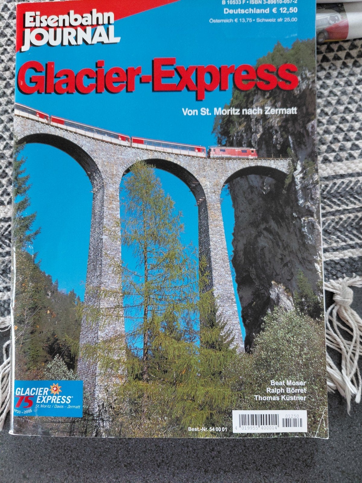 Eisenbahn Journal Glacier-Express St. Moritz naar Zermatt, Ophalen of Verzenden, Gelezen, Overige typen