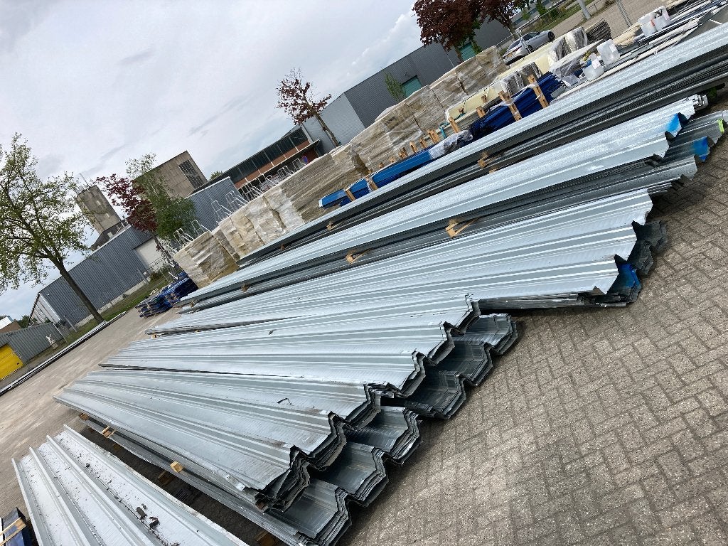 Stalen dakbeplating, Doe-het-zelf en Verbouw, Overige materialen, Gebruikt, 15 m² of meer, Ophalen