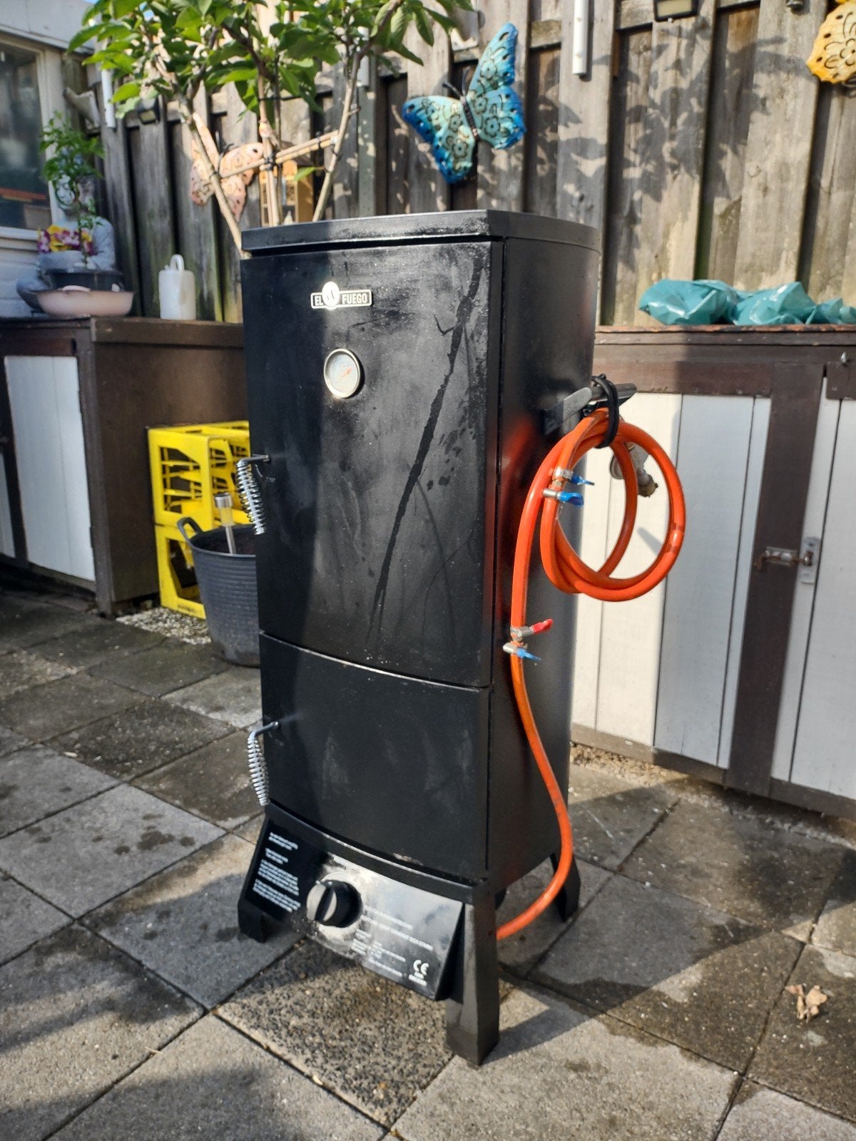 El Fuego Rookoven op Gas en/of Houtskool, Ophalen, Gebruikt, El Fuego