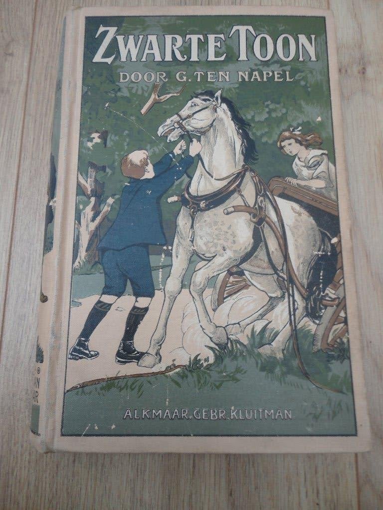 Antiek leesboek, jongensboek Zwarte Toon van G. Ten Napel, Gelezen, G.Ten Napel, Ophalen of Verzenden, Fictie