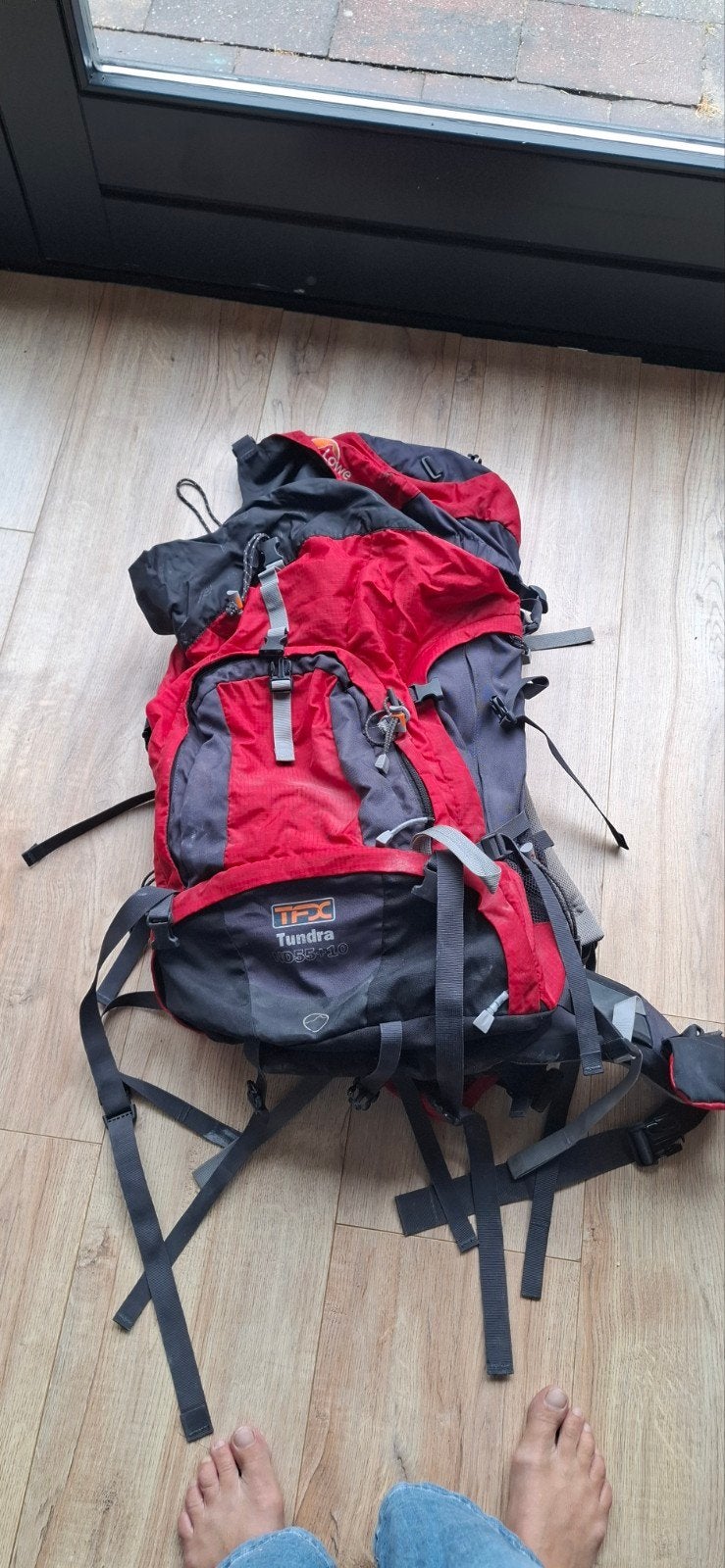 Lowe Alpine Tundra TFX ND55+10 rugzak met regenhoes, Ophalen