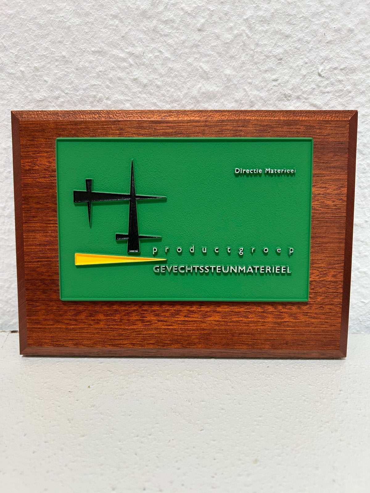 Wapenschild Gevechtssteunmaterieel, Ophalen of Verzenden, Landmacht, Nederland, Embleem of Badge